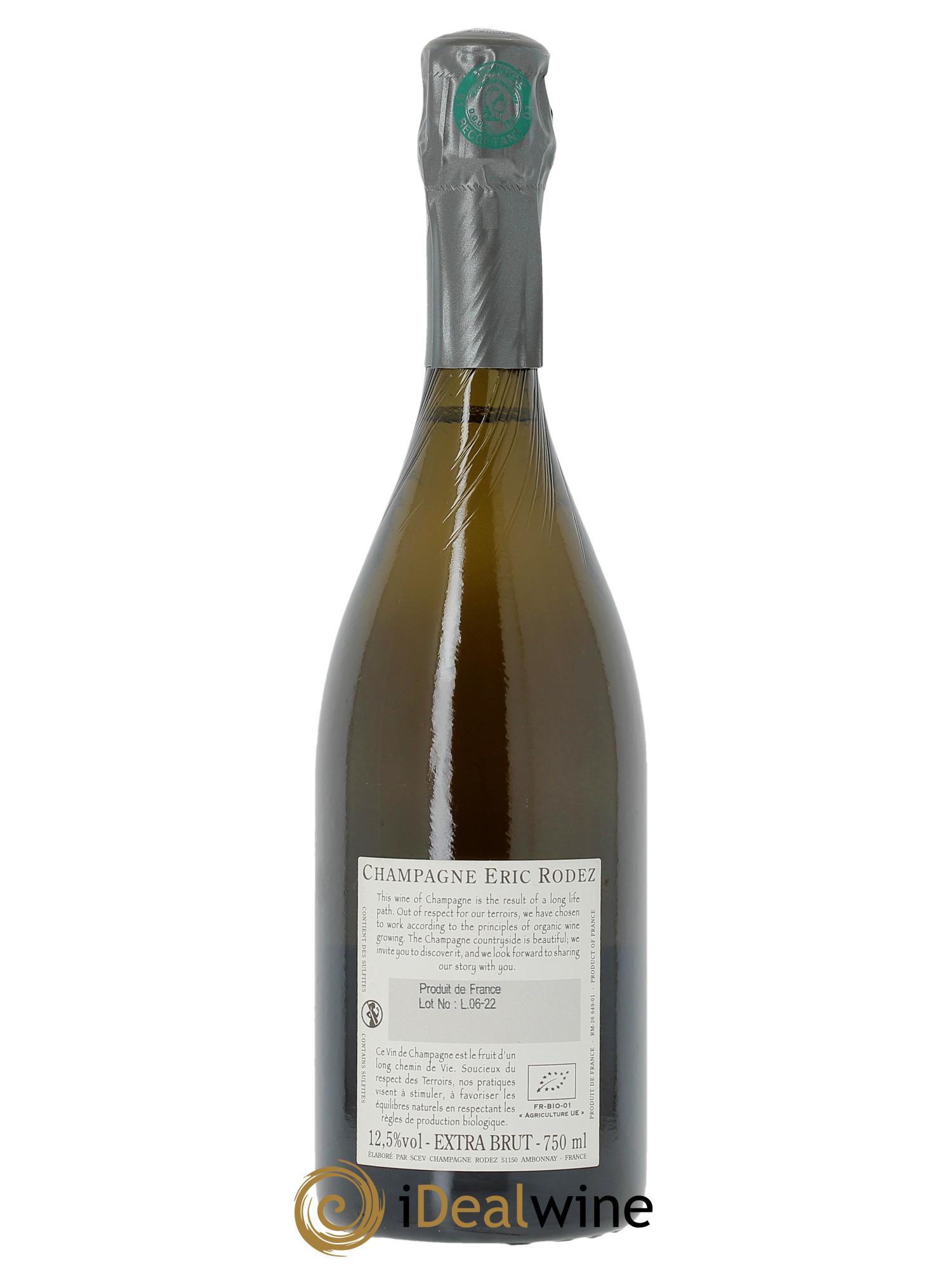 Grand Cru Zéro Dosage Eric Rodez - Lot of 1 bottle - 1