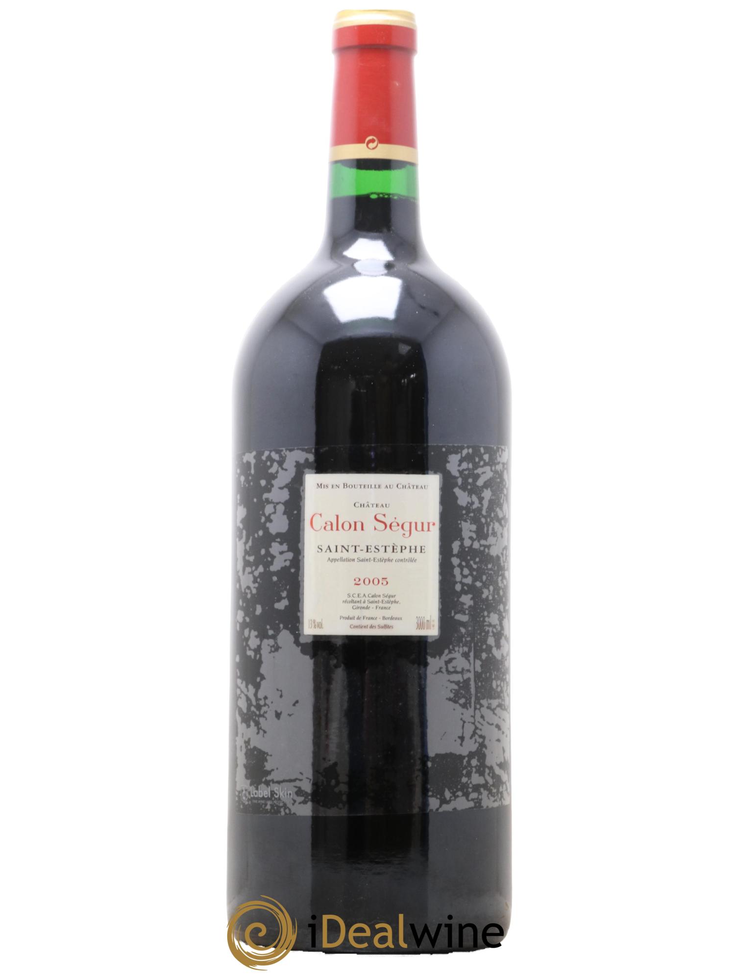 Château Calon Ségur 3ème Grand Cru Classé 2005 - Lot de 1 double magnum - 1
