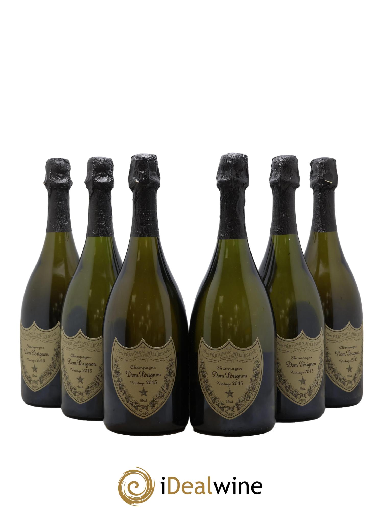 Brut Dom Pérignon 2015 - Lot of 6 bottles - 0