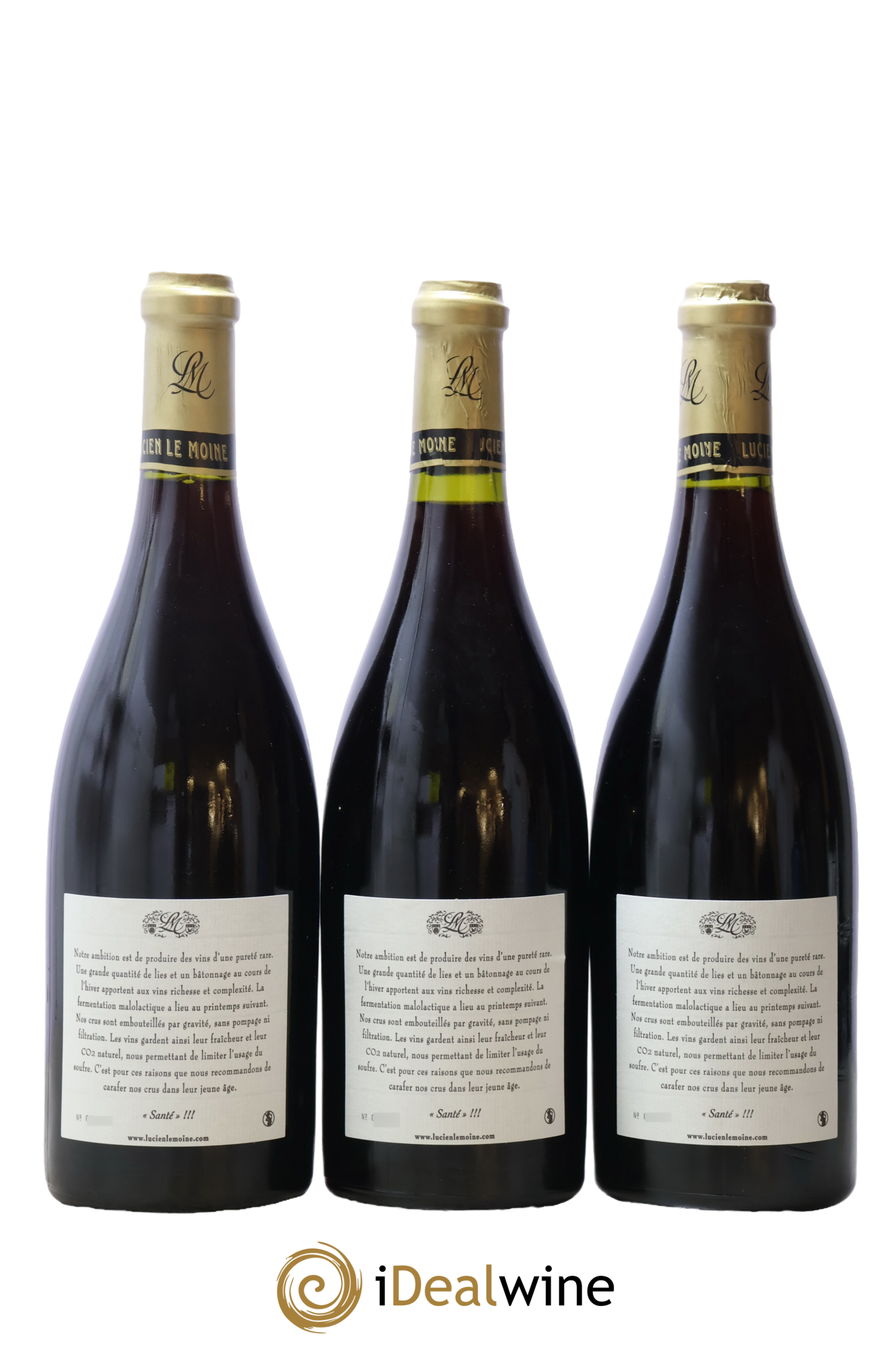Bonnes-Mares Grand Cru Lucien Le Moine 2007 - Lot de 3 bouteilles - 1