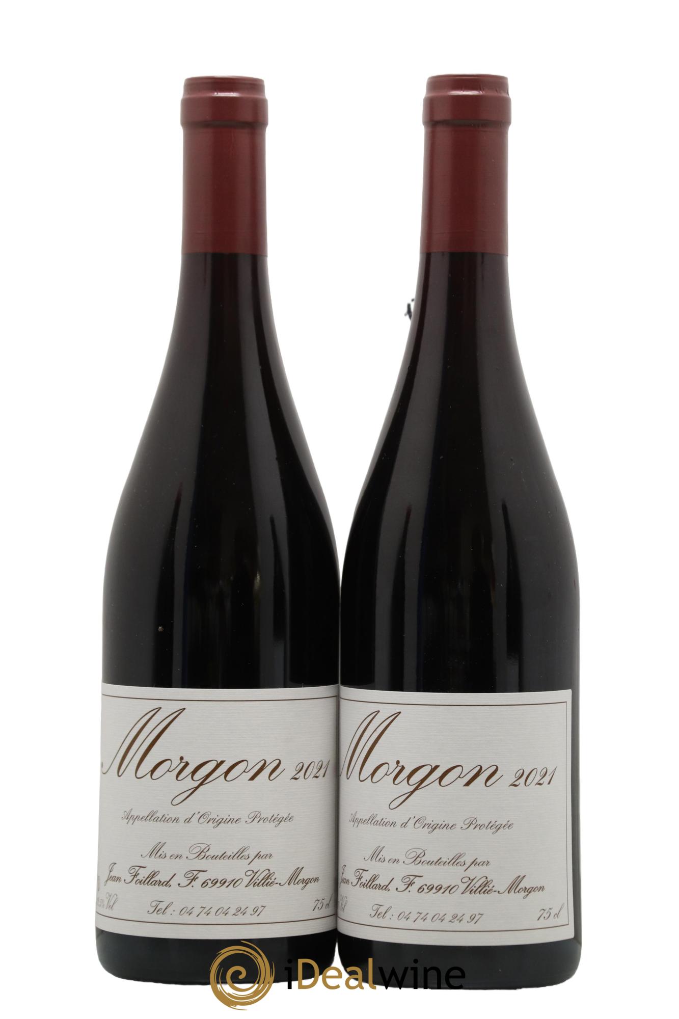 Morgon Jean Foillard 2021 - Lot de 2 bouteilles - 0