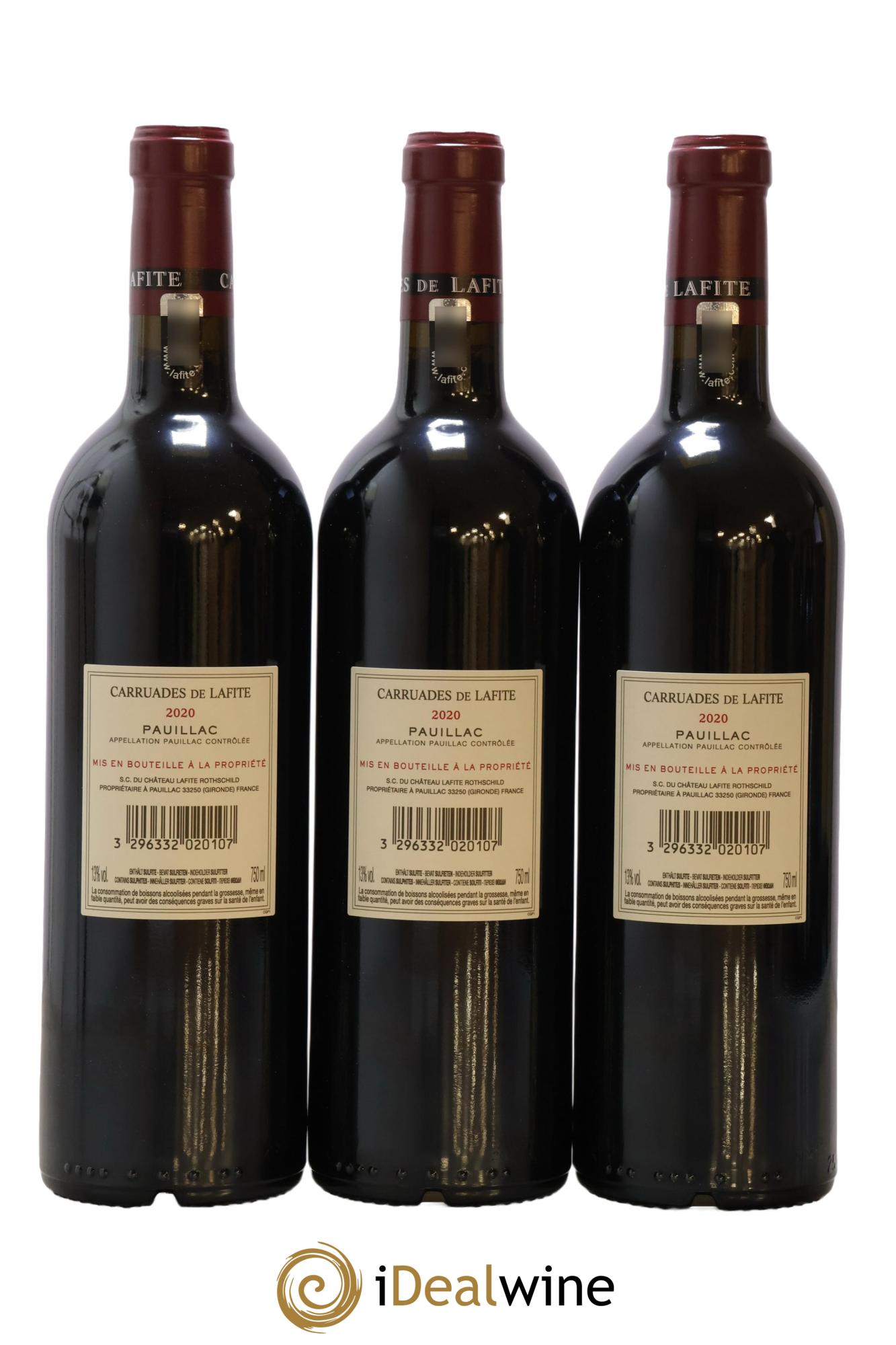 Carruades de Lafite Rothschild Second Vin 2020 - Lot de 6 bouteilles - 4