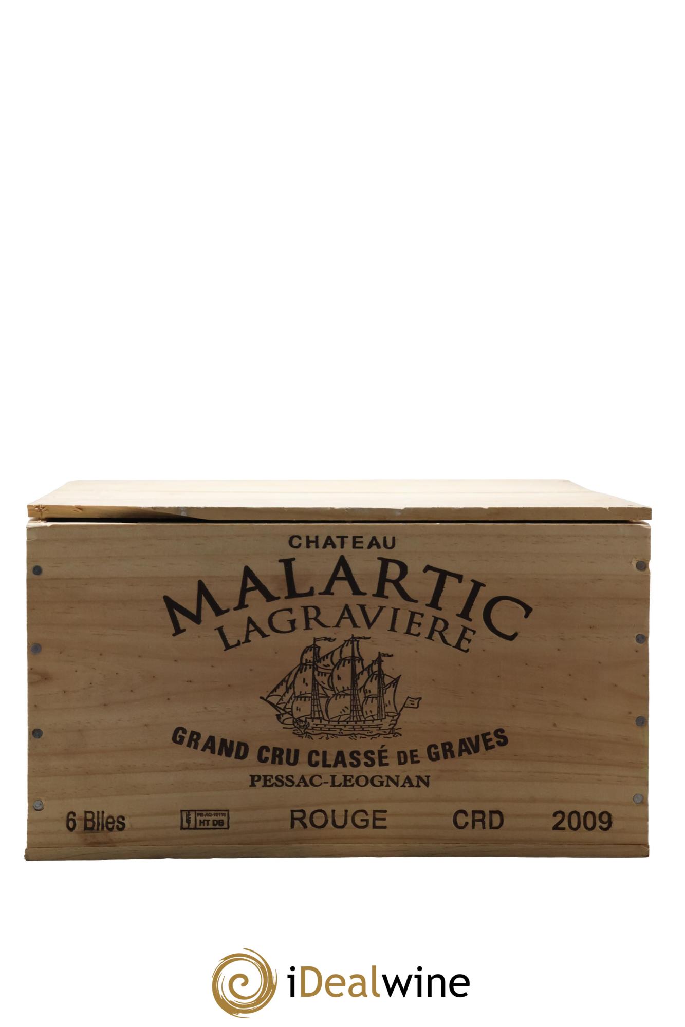 Château Malartic-Lagravière Cru Classé de Graves 2009 - Lot de 6 bouteilles - 1
