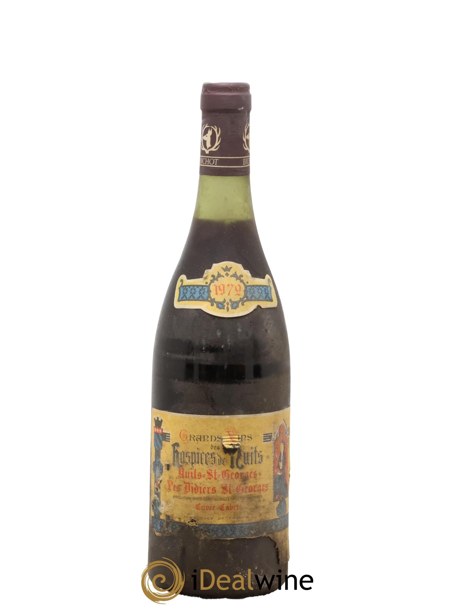 Nuits-Saint-Georges Cuvée Cabet Les Didiers St Georges Grands Vins Des Hospices De Nuits 1972 - Posten von 1 Flasche - 0