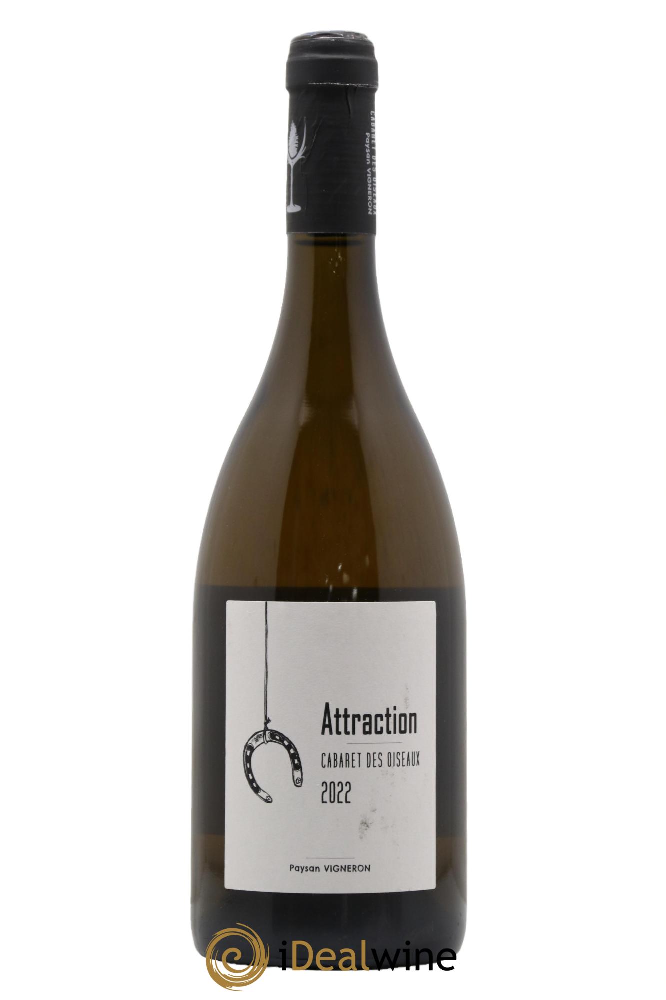Vin de France Attraction Le Cabaret des Oiseaux 2022 - Lot de 1 bouteille - 0