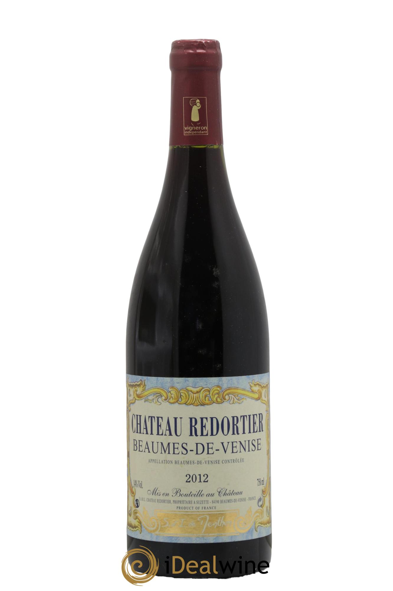Beaumes-de-Venise Château Redortier 2012 - Lot de 1 bouteille - 0