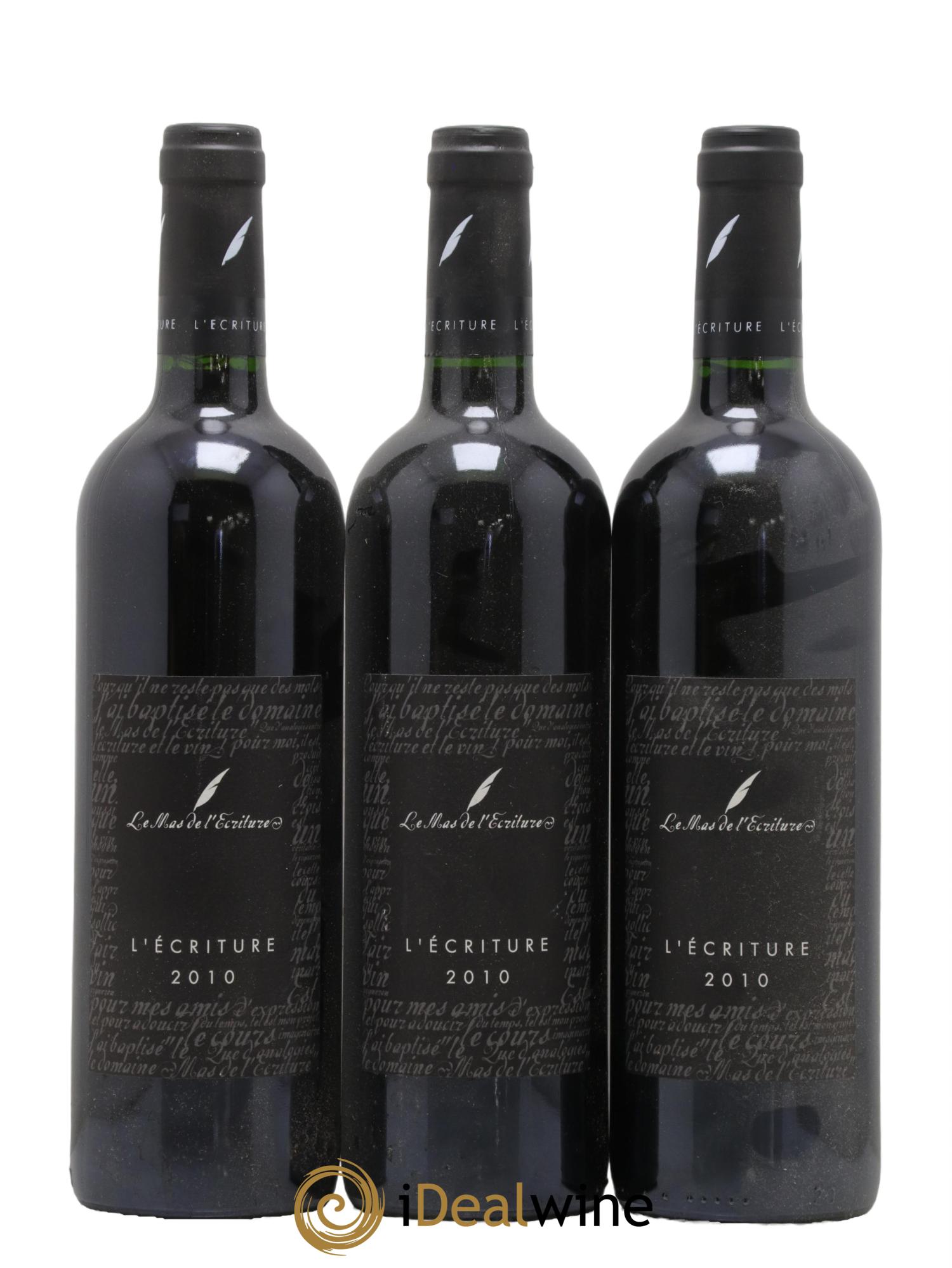 Coteaux du Languedoc Mas de L Ecriture 2010 - Lot de 3 bouteilles - 0
