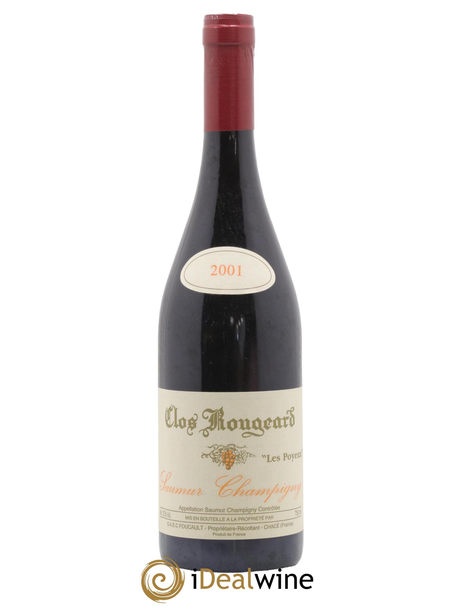 Saumur-Champigny Les Poyeux Clos Rougeard 2001 - Lot de 1 bouteille - 0