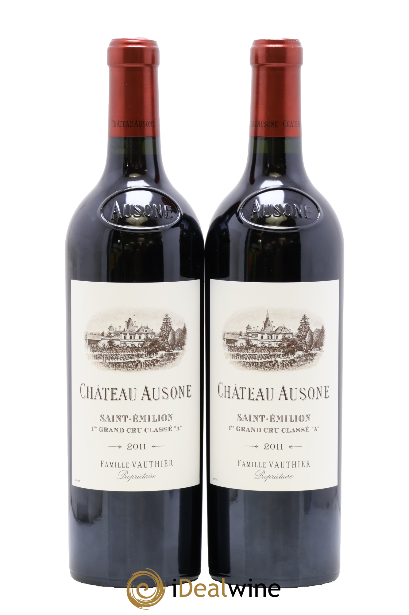 Château Ausone 1er Grand Cru Classé A 2011 - Lot of 2 bottles - 0