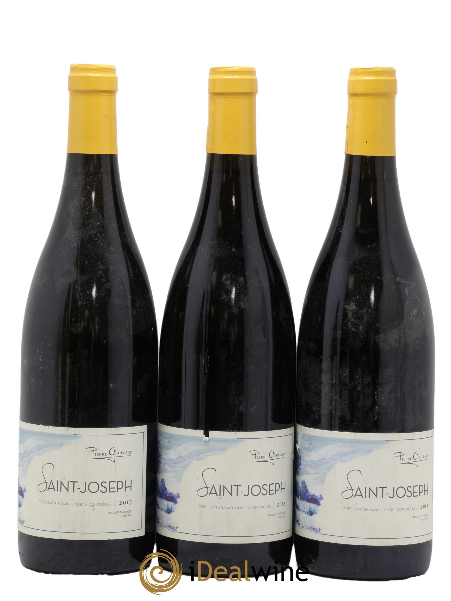 Saint-Joseph Pierre Gaillard 2015 - Lot de 3 bouteilles - 0