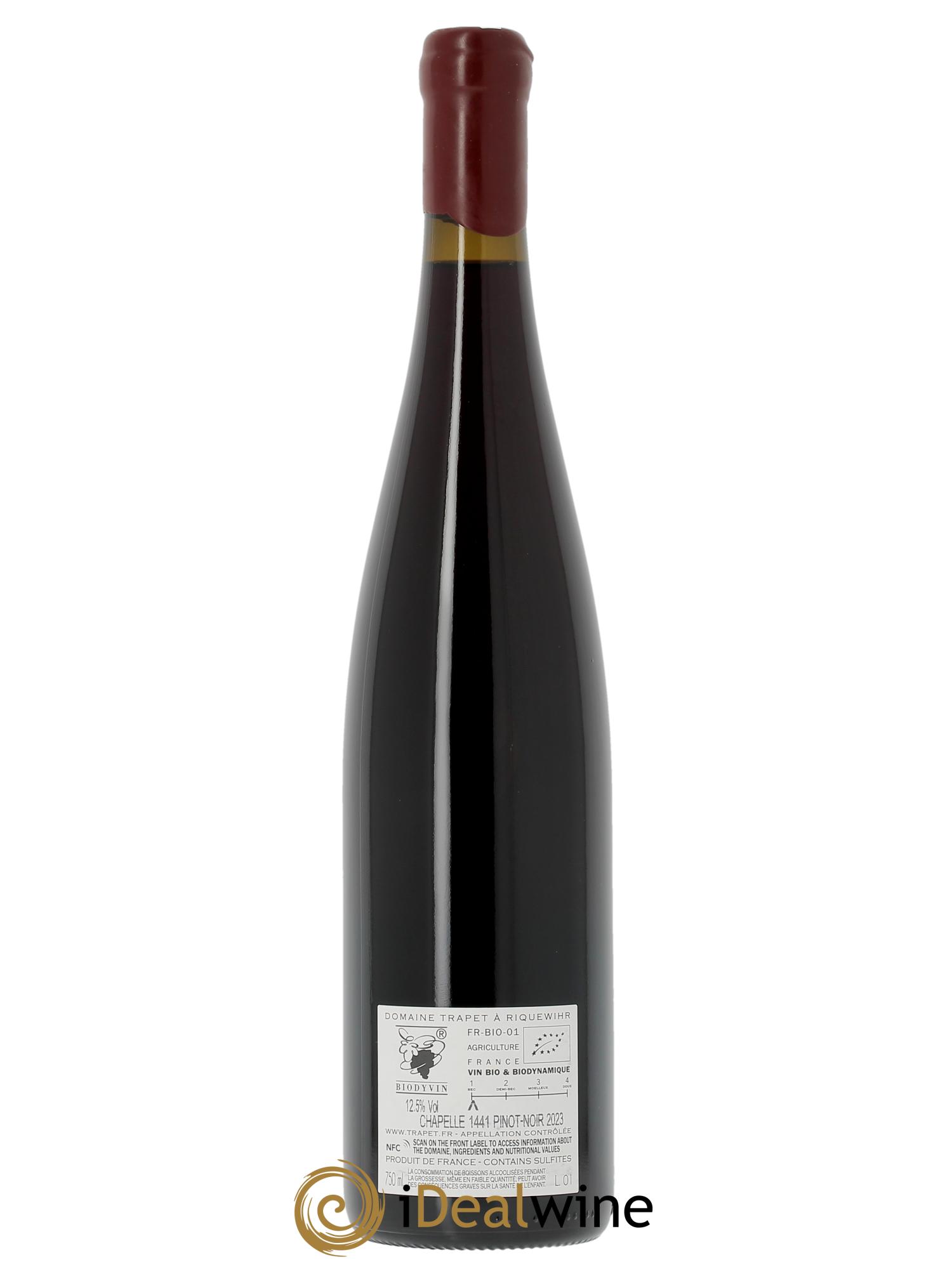 Alsace Chapelle 1441 Domaine Trapet 2023 - Lot de 1 bouteille - 1