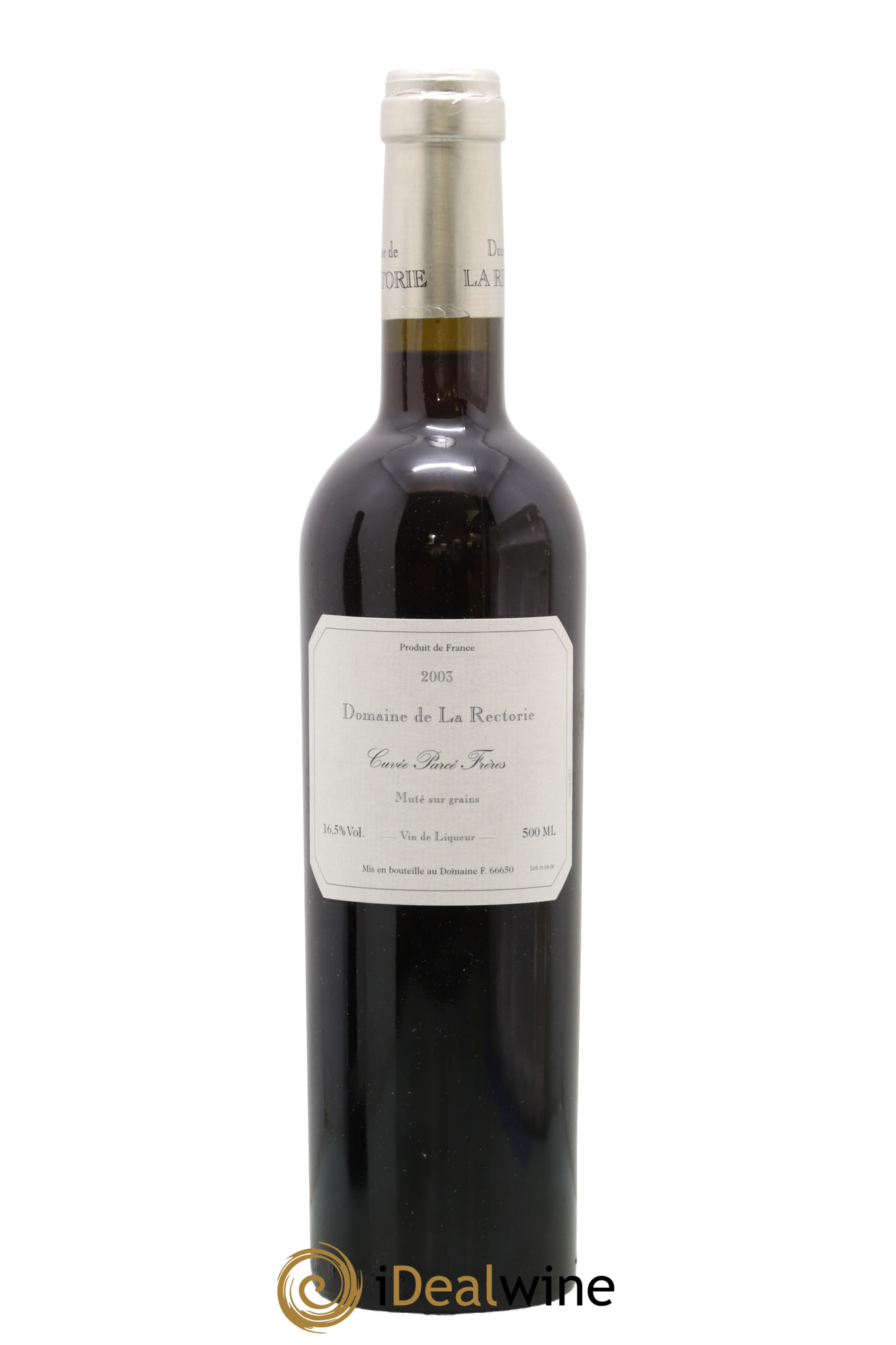 Banyuls La Rectorie (Domaine de) Léon Parcé Thierry et Jean Emmanuel Parcé 2003 - Lot of 1 500ml format - 0