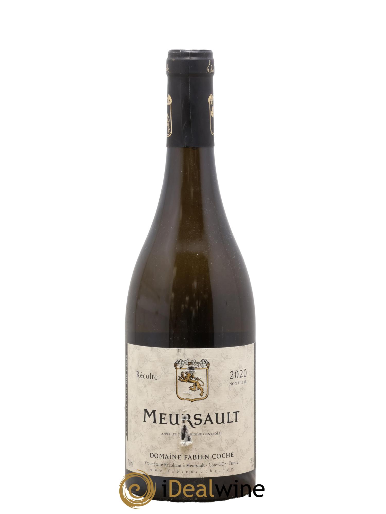 Meursault Fabien Coche 2020 - Lot of 1 bottle - 0