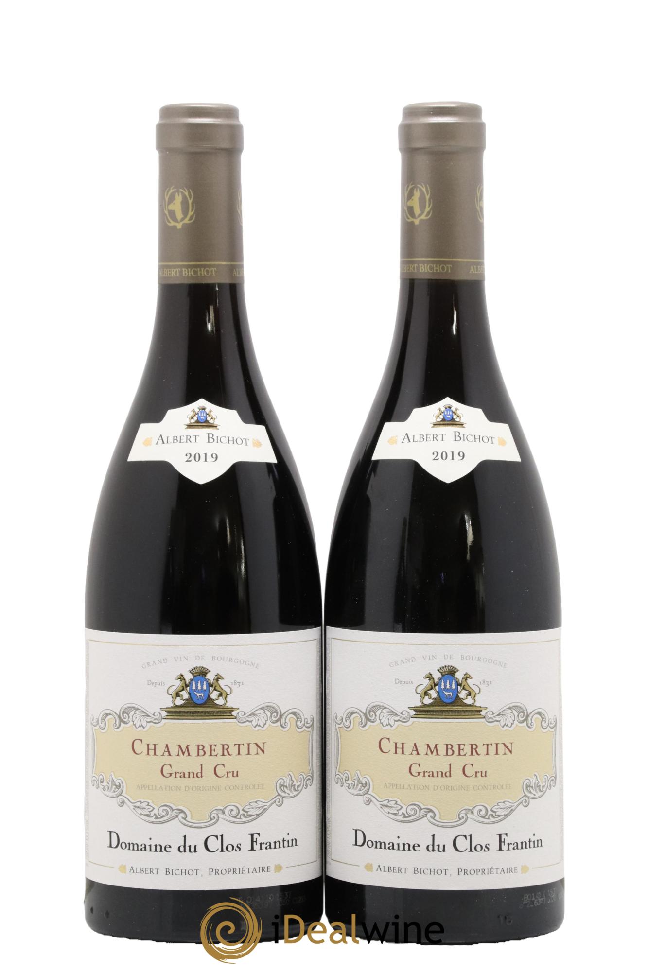 Chambertin Grand Cru Clos Frantin - Albert Bichot 2019 - Lot of 2 bottles - 0