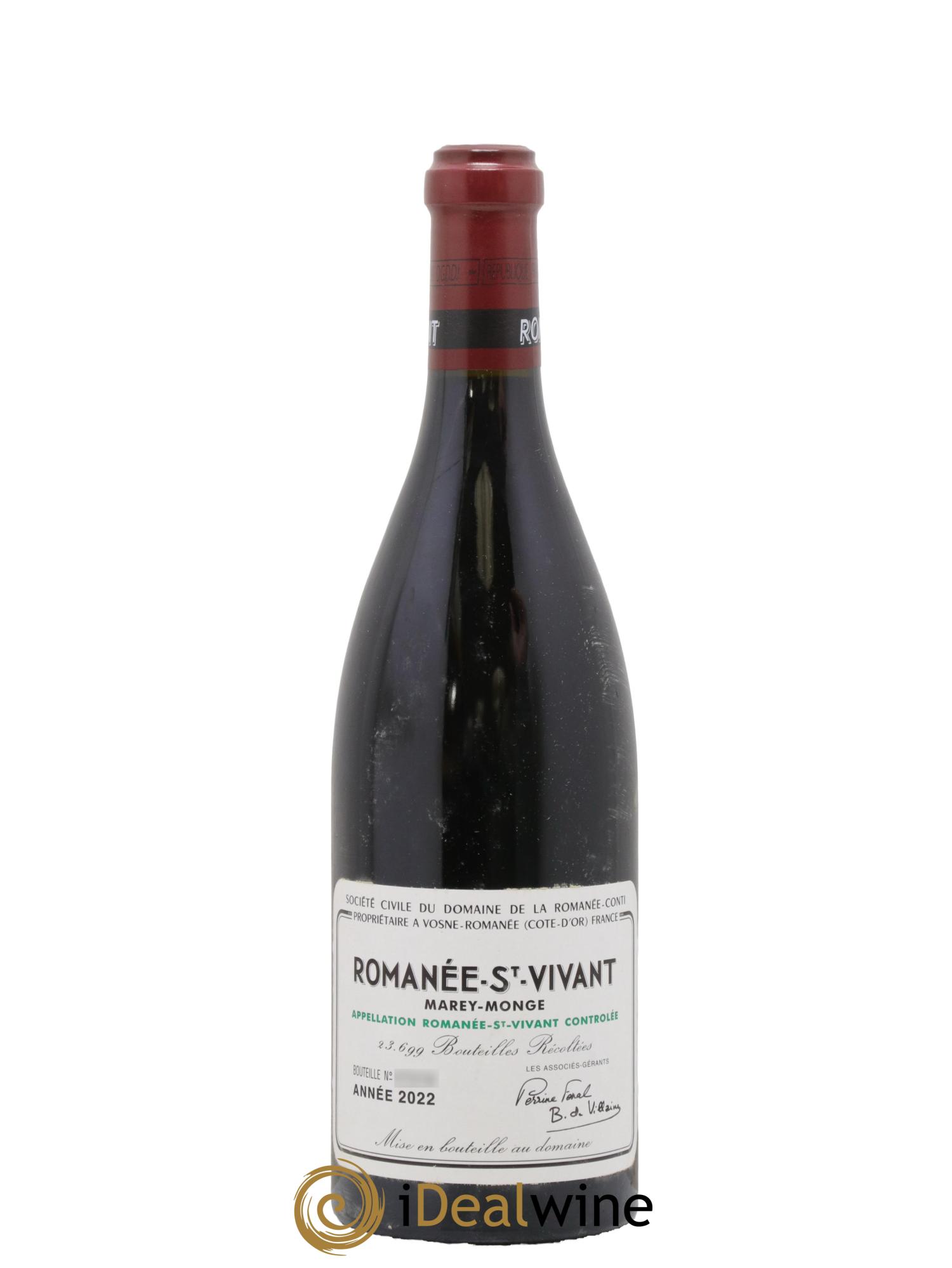 Romanée-Saint-Vivant Grand Cru Domaine de la Romanée-Conti 2022 - Lotto di 1 bottiglia - 0