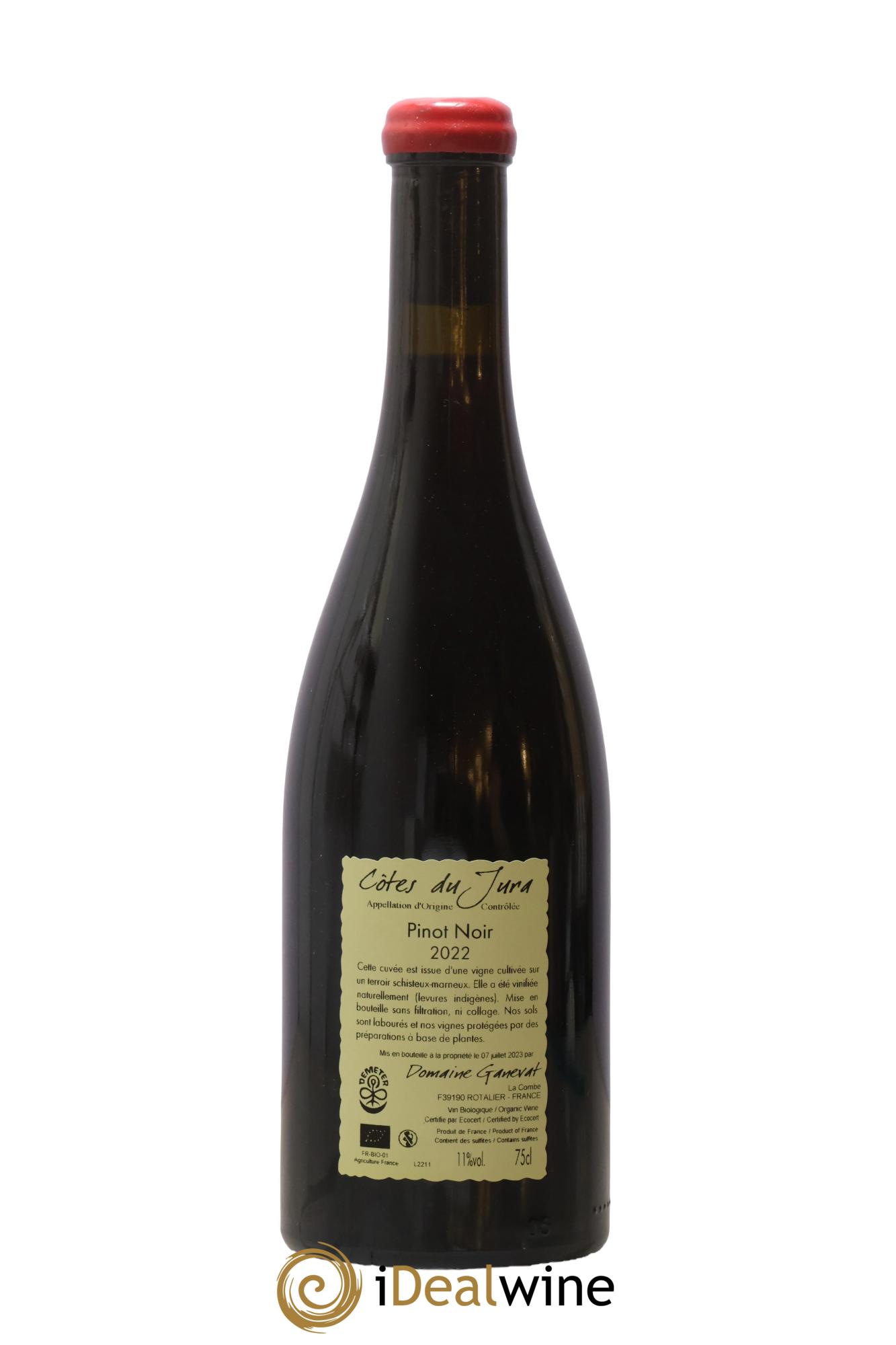 Côtes du Jura Pinot Noir En Billat Jean-François Ganevat (Domaine) 2022 - Lot de 1 bouteille - 1