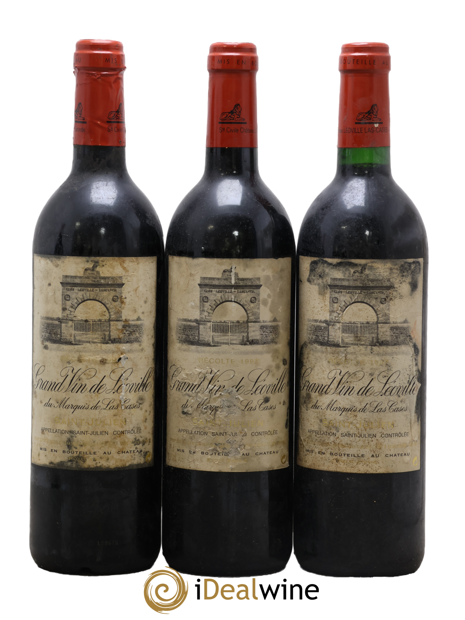 Château Léoville Las Cases 2ème Grand Cru Classé 1997 - Lotto di 3 bottiglie - 0